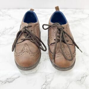 Carters‎ Oxford Dress Shoes Brown Toddler Boys 7